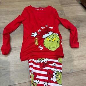 Dr. Seuss Red Grinch Pajama Set for Kids